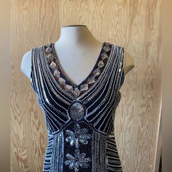 Vintage Sequin and fringed Dress- like new - Picture 6 of 12